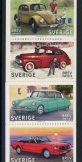 2009 Sweden SB632 Classic Cars Booklet U/M (MNH)