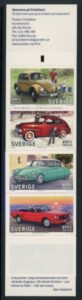 2009 Sweden SB632 Classic Cars Booklet U/M (MNH)