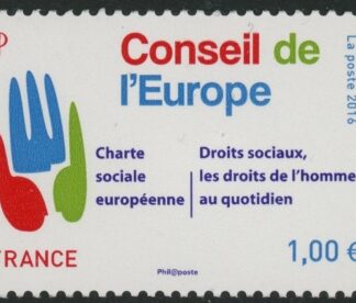 2016 France C75 Council of Europe U/M (MNH)