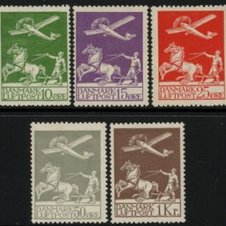 1925-29 Denmark  SG.224-8  'AIR' set of 4 values M/M