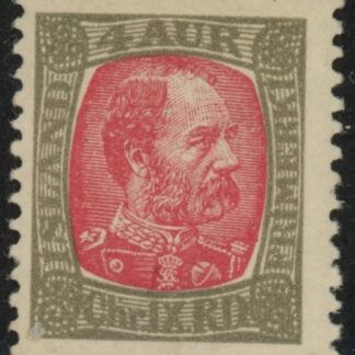 1902  Iceland  SG.44 King Christian IX   4a rose & grey .  M/M