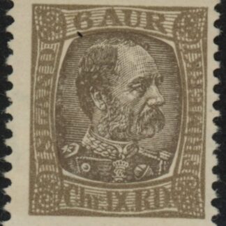 1902  Iceland  SG.46 King Christian IX   6a brown & grey-brown.  M/M