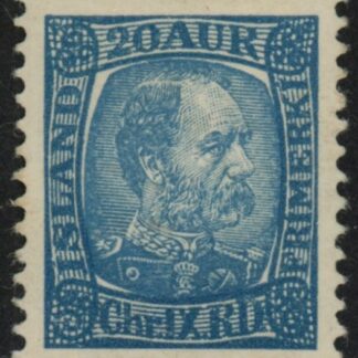 1902  Iceland  SG.49 King Christian IX   20a blue  M/M