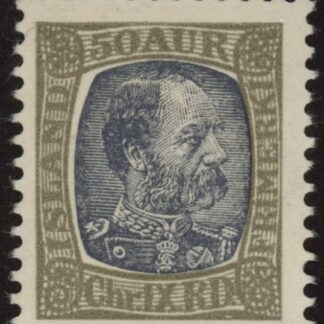 1902  Iceland  SG.52 King Christian IX   50a grey & drab. M/M