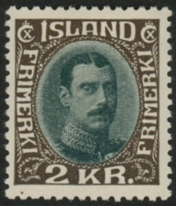 1931  Iceland SG.192   2k myrtle & sepia.   U/M (MNH)