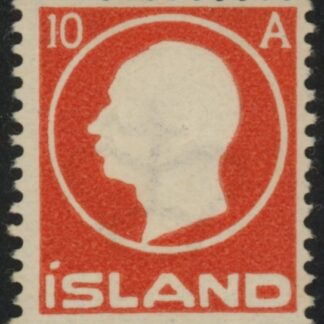 1912 Iceland. SG.103 King Frederick VIII 10a scarlet mounted mint