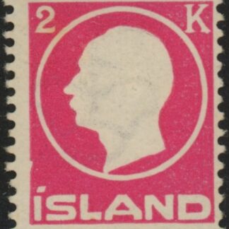 1912 Iceland SG.107 King Frederick VIII 2K cerise mounted mint