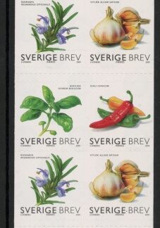 2009 Sweden SB639 Herbs and Spices Booklet containing SG2632-5 U/M (MNH)