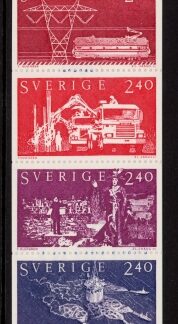1981 Sweden SG.1087-92 Sweden in the World Set of 6 values U/M (MNH)