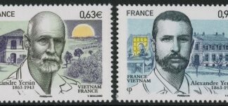 2013 France SG.5448-9 150th Birth Anniv of Alexandre Yersin  U/M (MNH)