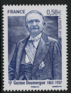 2013 France SG5420 150th Birth Anni of Gaston Doumerge  U/M (MNH)