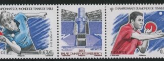 2013 France SG5359-60 Table Tennis Championship U/M (MNH)