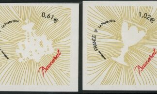 2013 France SG5506-7 St. Valentine's Day Baccarat U/M (MNH)