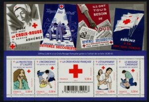 2010 France MS.4891 French Red Cross Mini-Sheet U/M (MNH)