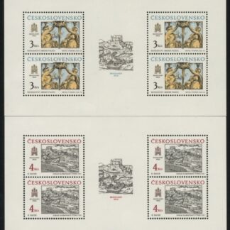 1987 Czechoslavakia SG2898-9 Historic Bratislava (11th Series) U/M (MNH)