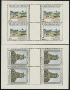 1990 Czechoslovakia SG3044-7 Art (25th Series) U/M (MNH)