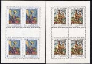 1973 Czechoslovakia SG2134-9 Art (8th Series) U/M (MNH)