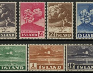 1948 Iceland SG280-6 Set of 7 values U/M (MNH)