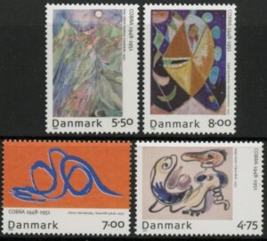 2006 Denmark SG.1478-81 Cobra Artistic Movement Set of 4 Values U/M (MNH)