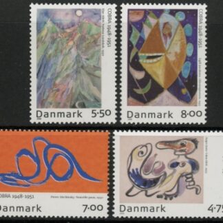 2006 Denmark SG.1478-81 Cobra Artistic Movement Set of 4 Values U/M (MNH)