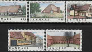 2005 Denmark SG.1398-402 Domestic Architecture Set of 5 values U/M (MNH)