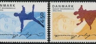 2005 Denmark SG.1409-10 Birth Bicentenary of August Bournonville U/M (MNH)