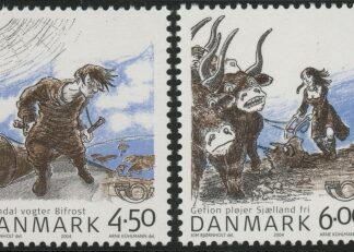 2004 Denmark SG.1374-5 Nordic Mythology Set of 2 values U/M (MNH))