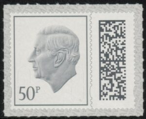 V5150  50p grey M23L (from sheet) U/M (MNH