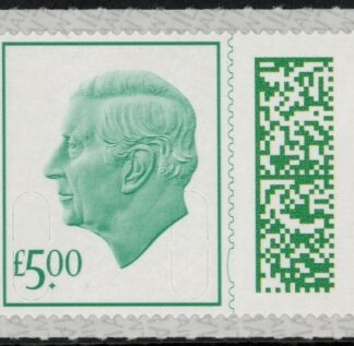V5240  £5.00  bluish green M23L (from sheet) U/M (MNH