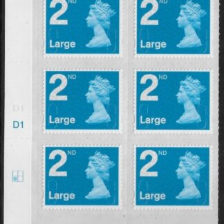 U3000  2nd Large. blue 2B  M16L cyld. D1  grid position R2  C1  DLR  U/M (MNH)