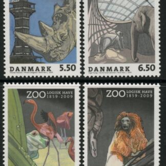2009 Denmark SG.1555-8 150th Anniv of Copenhagen Zoo Set of 4 values U/M (MNH)