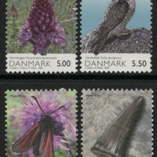 2009 Denmark SG1548-51 Flora & Fauna Set of 4 values U/M (MNH)
