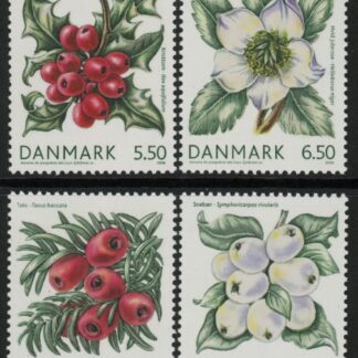 2008 Denmark SG.1536-9 Winter Flora Set of 4 Values U/M (MNH)