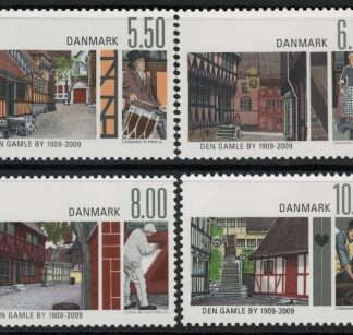 2009 Denmark SG.1540-3 Cent. of Old Town Aarhus Set of 4 values U/M (MNH)