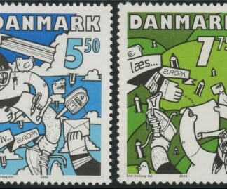 2008 Denmark SG.1524-5 Europa The Letter Set of 2 values U/M (MNH)