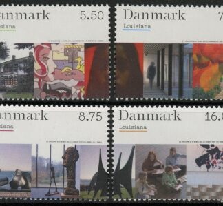 2008 Denmark SG.1526-9 Louisiana Museum of Modern Art Set of 4 values U/M (MNH)