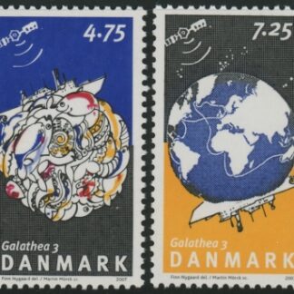 2007 Denmark SG.1491-2 Scientific Research Voyage Set of 2 values U/M (MNH)