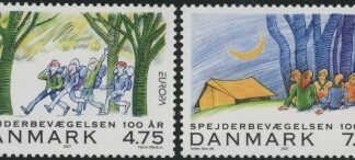 2007 Denmark SG.1498-9 Europa Scouting Set of 2 values U/M (MNH)
