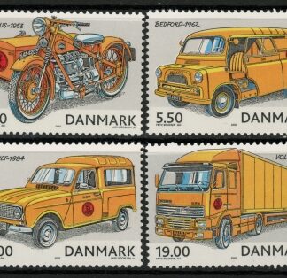 2002 Denmark SG.1267-70 Postal Vehicles Set of 4 values U/M (MNH