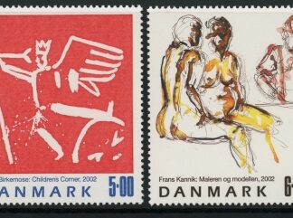 2002 Denmark SG1274-5 Paintings Set of 2 values U/M (MNH)