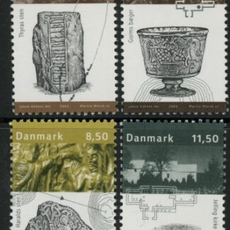 2003 Denmark SG.1303-6 UNESCO World Heritage Site Set of 4 values U/M (MNH)