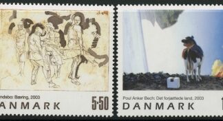 2003 Denmark SG1301-2 Paintings Set of 2 values U/M (MNH)