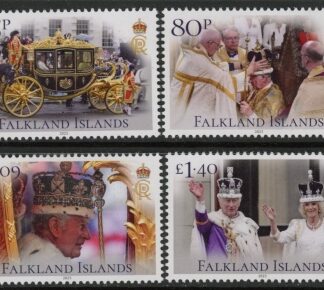 2023 Falkland Islands. SG.1543-6 Coronation of King Charles III set 4 values. U/M (MNH)