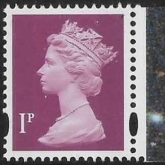 Y1667  1p 2B  crimson. blue fluor   Questa  ex DX23  U/M (MNH)