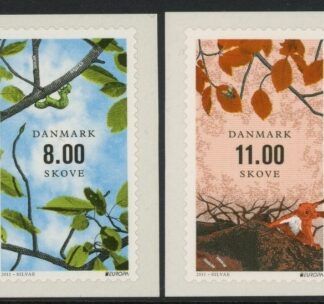 2011 Denmark SG.1635-6 Europa Forests Set of 2 values S/A U/M (MNH)