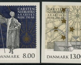 2011 Denmark SG.1638-9 Carsten Niebuhr's Arabian Expedition Set of 2 values S/A U/M (MNH)