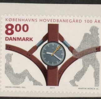 2011 Denmark SG1664 Copenhagen Central Station ex booklet 1 Value U/M (MNH)