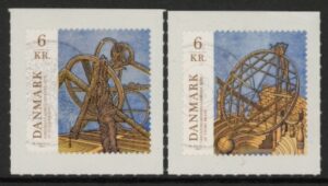 2012 Denmark SG1676-a Ancient Astronomical Instruments Set of 2 values U/M (MNH)