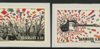 2012 Denmark SG.1713-4 Danish Rock S/A Set of 2 values U/M (MNH)