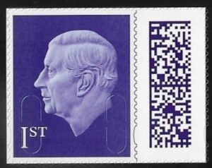 V5023  1st purple M23L MPIL  ex CY1 Shirley Bassey U/M (MNH